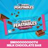 Feastables MrBeast Milk Chocolate Chocolate Bar, King Size Candy Bar for Adults & Kids, Candy Bars for Snacks, Gifts, or Dessert, Sweet & Creamy Fairtrade Cocoa, 2.1 Oz Each, 10 Count view 3