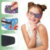 8 Pcs Eye Patches for Kids, Eyepatch for Glasses to Cover Either Eye Cartoon Eye Patching Fabric Patch for Kids Boys Girls(Hero Style) view 3