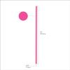 Disposable Tumbler Straws - 10 Inches Tall (Pink, 250) view 3