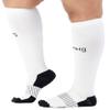 (3 Pack) MMHG Compression Socks Women & Men 20-30 mmHg for Nursing Sports Running Athletics Travel Flight Work - Unisex Knee High Support Stocking - White, Medium view 4