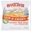Boulder Canyon Thin & Crispy Cheddar Sour Cream Potato Chips, 6 OZ (Pack of 12) view 1