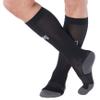(3 Pack) MMHG Plus Size Compression Socks Women & Men 20-30 mmHg for Nursing Sports Running Athletics Travel Flight Work - Wide Calf Unisex Knee High Support Stocking - Black, 2X-Large view 3