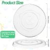 200 Pcs Clear Flat Lids Plastic Disposable PET Cup Lids with Straw Slot Fits for 12 oz, 16 oz, 20 oz and 24 oz Cups for Summer Iced Coffee, Ice Cream, Slush, Milkshake, Party Supplies view 2