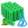 BVN Aligner Chewies, 20 Pieces Orthodontic Chewies with 2 Pieces Aligner Remover Tool, Retainer Chewies, Dental Chewies for Aligners, Orthodontic Dental Chewies Munchies, Green view 1