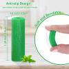 BVN Aligner Chewies, 20 Pieces Orthodontic Chewies with 2 Pieces Aligner Remover Tool, Retainer Chewies, Dental Chewies for Aligners, Orthodontic Dental Chewies Munchies, Green view 2