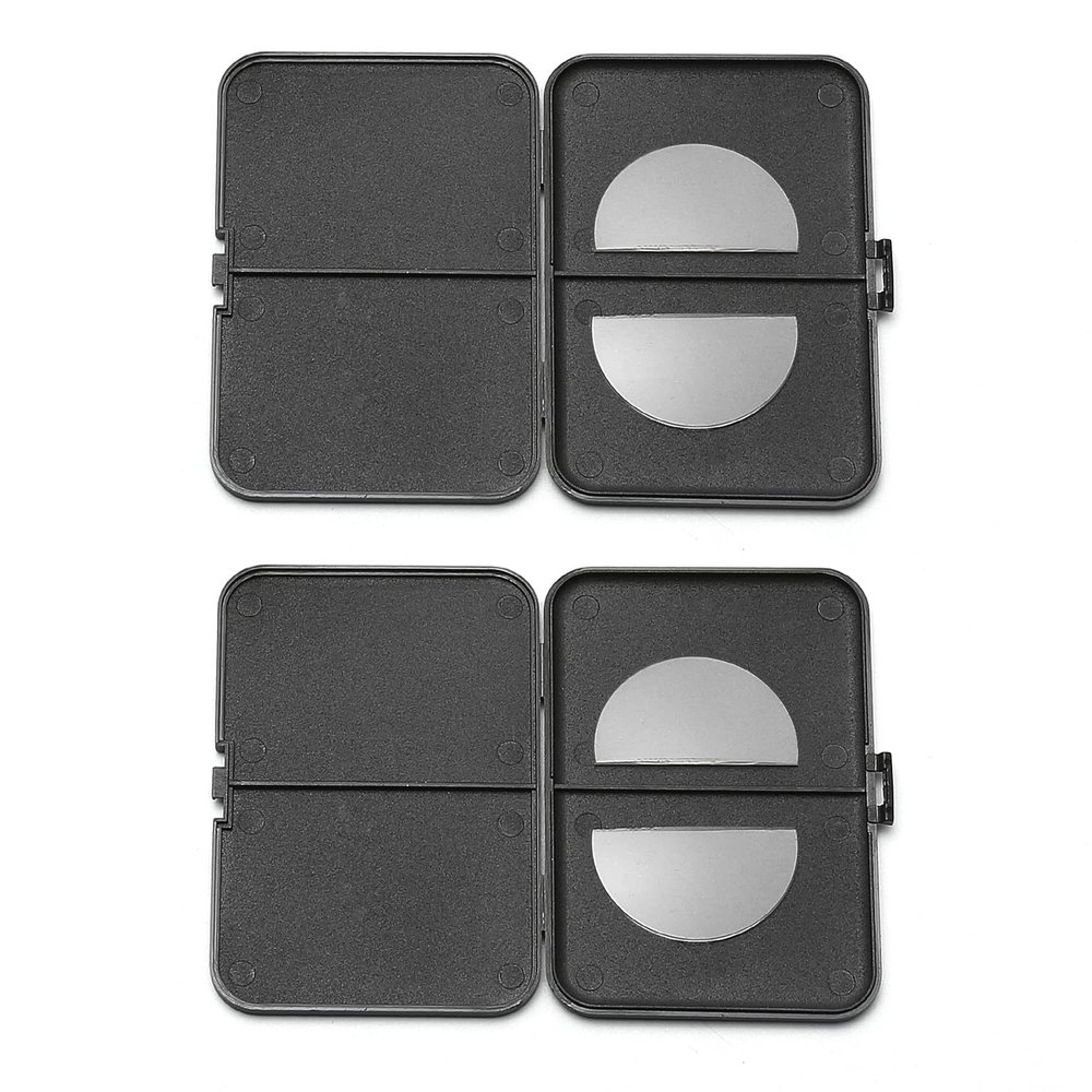 OKH 2-pack Stick-on Bifocal Lenses Reader, Adhesive Magnifying Reading Lenses for Glasses Goggles (+2.50 Diopters)