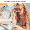 OKH 2-pack Stick-on Bifocal Lenses Reader, Adhesive Magnifying Reading Lenses for Glasses Goggles (+1.25 Diopters) view 3
