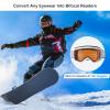 OKH 2-pack Stick-on Bifocal Lenses Reader, Adhesive Magnifying Reading Lenses for Glasses Goggles (+1.25 Diopters) view 4