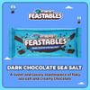 Feastables MrBeast Dark Chocolate with Sea Salt Chocolate Bar, King Size Candy Bar for Adults & Kids, Candy Bars for Snacks, Gifts, & Dessert, Sweet & Creamy Fairtrade Cocoa, 2.1 Oz Each, 10 Count view 3