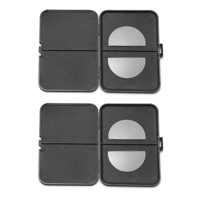 OKH 2-pack Stick-on Bifocal Lenses Readers, Adhesive Magnifying Reading Lenses for Glasses Goggles (+1.50 Diopters)