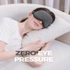 MZOO Luxury Sleep Mask for Back, Side Sleeper, Complete Light Blocking Sleeping Eye Mask Night Blindfold, 3D Zero Pressure & Spacious for Lash Extensions, Breathable Soft Eye Cover Flight Nap Travel view 4