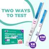 DAVID Pregnancy Test 16 Counts HCG Midstream Tests Early Detection, 6 Days Earlier Than The Missed Period, 6 Lightweight Pregnancy Tests and 10 Pregnancy Tests Strips view 2