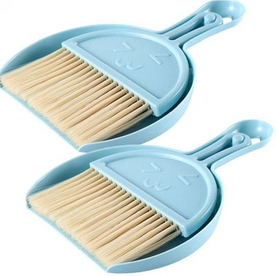 UIEHBCV 2set Mini Dustpan and Brush Kit Plastic Cleaning Broom with Dustpan Small Cleaning Tools for Computer Keyboard Cars