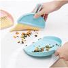 UIEHBCV 2set Mini Dustpan and Brush Kit Plastic Cleaning Broom with Dustpan Small Cleaning Tools for Computer Keyboard Cars view 2