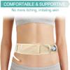 Comfortable Breathable Peritoneal Dialysis Belt PD Catheter Holder Accessories Adjustable Feeding G Tube Pouch Safety Secure Transfer Set Peg Tubing Supplies Men Women, Beige Large view 2
