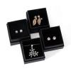 Sdootjewelry Ring Box, 1.97  1.97  1.57 Kraft Earring Ring Boxes, 20 Pack Cardboard Jewelry Gift Boxes, Black Small Earring Ring Gift Box with Foam for Wedding Propose view 4