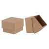 Sdootjewelry Ring Box, 1.97  1.97  1.57 Kraft Earring Ring Boxes, 20 Pack Cardboard Jewelry Gift Boxes, Brown Small Earring Ring Gift Box with Foam for Wedding Propose view 4