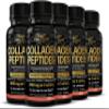 FREZZOR Collagen Peptides with UAF1000+, 100% Grass-Fed New Zealand Cattle Source, Hydrolyzed, Joint, Skin, Hair & Nail Support, Amino Acids, Anti-Aging, 450 Capsules, 5 Bottles view 1
