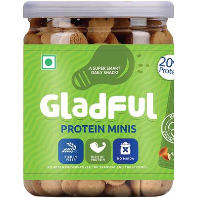 BBRATS Gladful Almondy Protein Mini Cookies Biscuit For Kids And Families, Tasty & Healthy Daily Snack, No Maida, No Preservatives, 150Gm