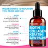 5-in-1 Ceylon Cinnamon (120ct), 4-in-1 Biotin Collagen Keratin Saw Palmetto (2 fl oz - 3 Pack) & 6-in-1 Maca Root Ashwagandha (120ct) Bundle - Energy, Mood, Hair, Skin & Immune Support Supplement view 3