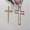16pcs of Acrylic Cross Cake Topper, Cross Cake Charm for Baptism, Christening, Holy Communion Cake (6'', Rose Gold Mirror) view 1