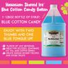 Hawaiian Shaved Ice Syrup, Blue Cotton Candy, Gallon view 3