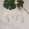 16pcs of Acrylic Cross Cake Topper, Cross Cake Charm for Baptism, Christening, Holy Communion Cake (6'', Silver Mirror) view 2