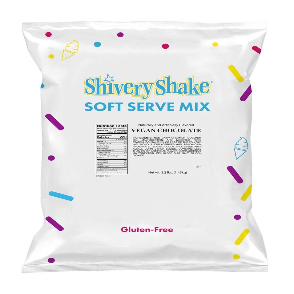 Shivery Shake VEGAN Chocolate Soft Serve Ice Cream Mix