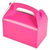 The Dreidel Company Gable Treat Boxes, Party Favors, 6.25" x 3.5" x 3.5" Inch Box, 25-Pack (Pink) view 1