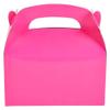 The Dreidel Company Gable Treat Boxes, Party Favors, 6.25" x 3.5" x 3.5" Inch Box, 25-Pack (Pink) view 4