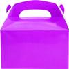 Gable Treat Boxes, Goodies Favor Box for Kids Birthday, Candy Boxes Party Favors, Weddings Events, Baby Shower, 6.25" x 3.5" x 3.5" Inch Box (Purple Treat Box, 12-Pack) view 4