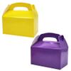 The Dreidel Company Gable Treat Boxes, Party Favors, 6.25" x 3.5" x 3.5" Inch Box, 25-Pack (Assorted) view 3
