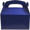 The Dreidel Company Royal Blue Gable Treat Boxes, Party Favors, 25-Pack 6.25" x 3.5" x 3.5" Inch Box, view 4