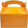 Gable Treat Boxes, Goodies Favor Box for Kids Birthday, Candy Boxes Party Favors, Weddings Events, Baby Shower, 6.25" x 3.5" x 3.5" Inch Box (Orange Treat Box, 12-Pack) view 4