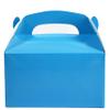 The Dreidel Company Gable Treat Boxes, Party Favors, 6.25" x 3.5" x 3.5" Inch Box, 25-Pack (Blue) view 4