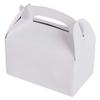 The Dreidel Company Gable Treat Boxes, Party Favors, 6.25" x 3.5" x 3.5" Inch Box, 25-Pack (White) view 1