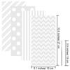 Aneco 100 Pack White Cellophane Plastic 10.6 x 5.1 Inch Candy Gift Goodie with Twist Ties for Valentine, Birthday, Gift Cookie Snack Packing Party Favor Supplies view 2