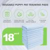 18 Pack Waterproof Underpads Washable Reusable Pet Training Bed Pad Soft Incontinence Adult Senior, 30" x 34" view 2