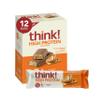 think! Protein Bars, High Protein Snacks, Gluten Free, Kosher Friendly, Creamy Peanut Butter, Nutrition Bars, 2.1 Oz per Bar, 12 Count (Packaging May Vary) view 1