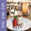 Plastic Forks Heavy Duty, Clear Disposable Party Supply, Pack of 80 view 3