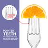 Plastic Forks Heavy Duty, Clear Disposable Party Supply, Pack of 80 view 4