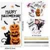 Suloli Halloween Cellophane Treat Bags - 120pcs Clear Candy Bags with Pumpkin, Ghost Designs and 150 Twist Ties for Kids' Trick or Treat Party Favors view 2