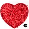 homeemoh 100g Shredded Tissue Paper Colorful Cut Paper Shred Filler for Gift Boxes, Gift Wrapping Basket Filler,Red view 2