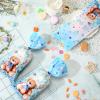 Pajean 100 Pack Bear Baby Shower Treat Bags Bear Cellophane Bulk Plastic Goodie Candy Gift Bags with Metallic Twist Ties for Gender Reveal Birthday Party Favors(Blue) view 4