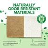 10 Pack Biodegradable Natural Kitchen Sponge - Compostable Cellulose and Coconut Walnut Scrubber Sponge - Eco Friendly Sponges for Dishes view 4