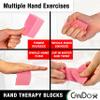 CanDo Hand Therapy Blocks - Blue (Medium), Pack of 3 - Grip Strengthening Foam Hand Exercise Tools for Physical Therapy, Arthritis, Carpal Tunnel, Stress Relief, Anxiety view 4