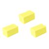 CanDo Hand Therapy Blocks - Yellow (Extra-Soft), Pack of 3 - Grip Strengthening Foam Hand Exercise Tools for Physical Therapy, Arthritis, Carpal Tunnel, Stress Relief, Anxiety view 1