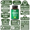 Synbiotic = Prebiotic + Probiotic + Postbiotic 3-in-1 Supplement with Clinically Tested Ingredients. Pre And Probiotics Plus Important Tributyrin Postbiotics For Gut. Vegan Capsules For Women + Men view 3