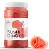 Fusion Select Sushi Ginger - Natural Sliced Gari, Pickled Ginger for Sushi - No MSG, Non-GMO - Spicy, Sour, Sweet & Salty Taste Notes - Side Dish For Sashimi, Sushi Ingredients - 12oz (Pink, 1Pk) view 1