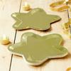 20 Pcs 18cm Thick Star Shaped Paper Plates Disposable Dinnerware Plates Graduation Party Independence Day Plates Appetizers Fruit Dessert Cake Salad Paper Plates Gold view 3